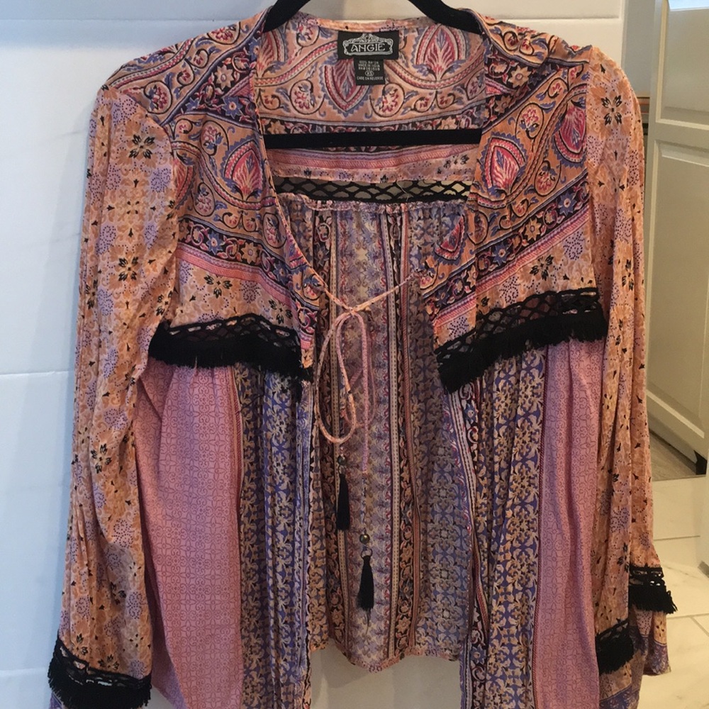 XS lightweight boho sweater